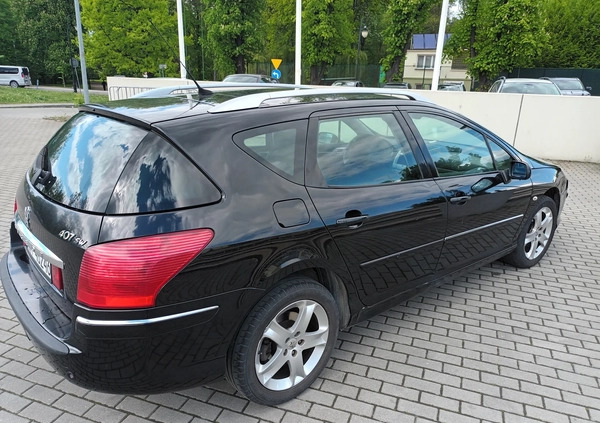 Peugeot 407 cena 7400 przebieg: 213563, rok produkcji 2007 z Wieliczka małe 172